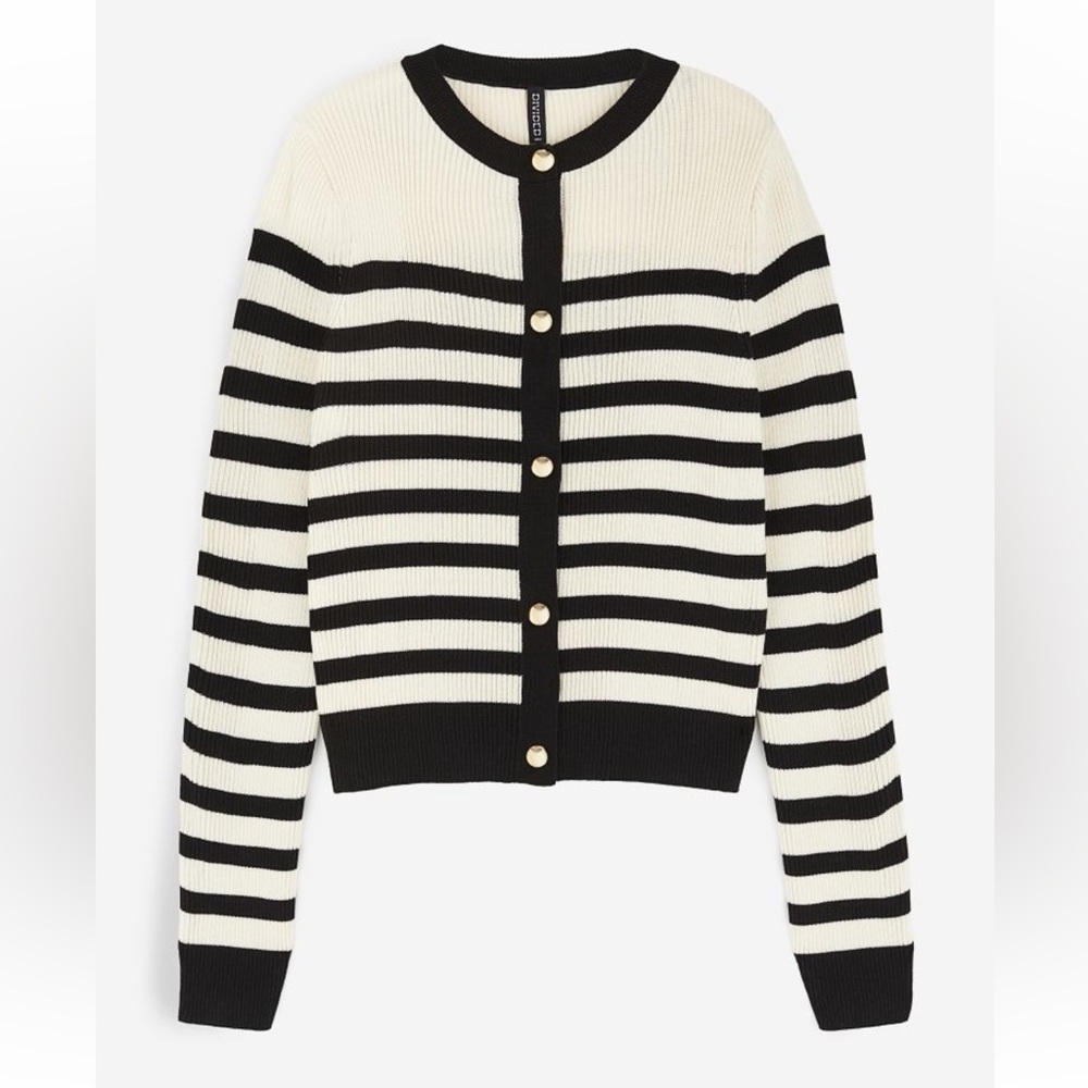 h&m rib knit cardigan